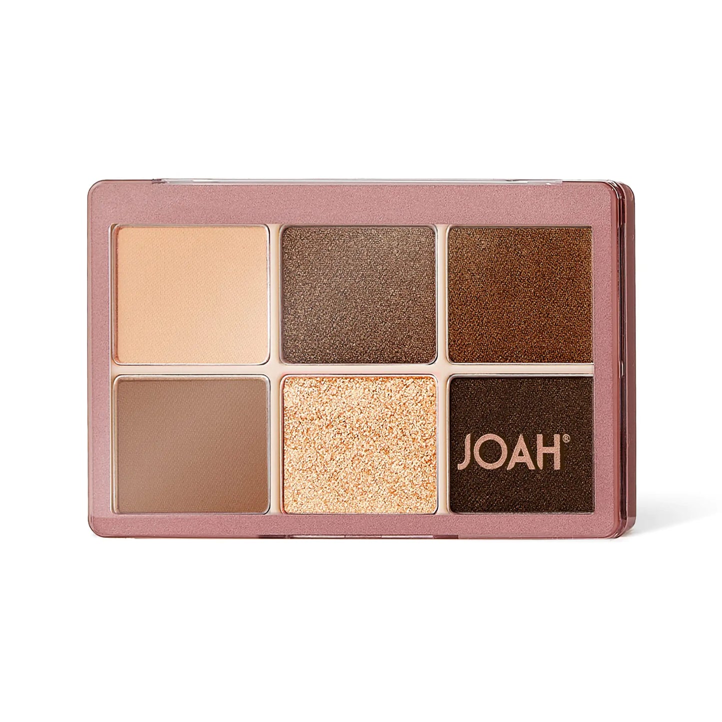 JOAH Eyeshadow Palette Escapades Eye Makeup 6 Shades Richly Pigmented Long Lasting Powder Shadow in Matte & Shimmer Finishes Korean Beauty Palettes Nudist Colony